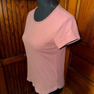 Abercrombie & Fitch Purple Fitted Short Sleeve Tee